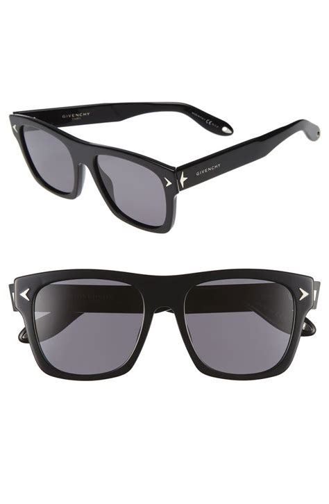 givenchy black sunglasses nordstrom|Givenchy 55mm oversized sunglasses.